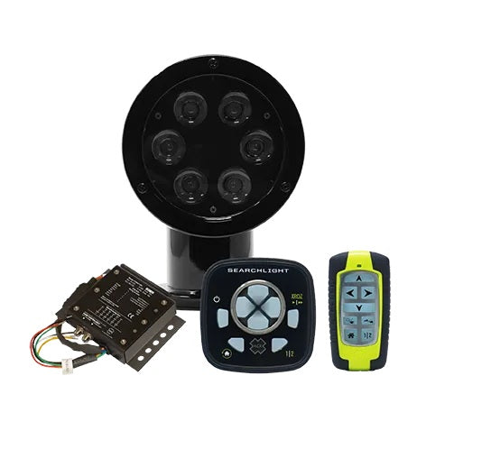 Acr Rcl50 Led Searchlight Wired And Wireless Controls Black Housing 12/24v Dc