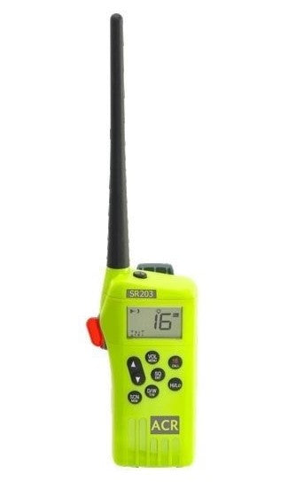 ACR 2827 Multi Channel GMDSS Waterproof Hand Held VHF SR203 - 2827