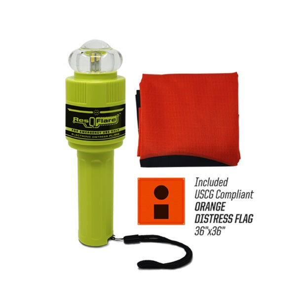 ACR ResQFlare USCG  approved Distress Flare & Flag - 3966