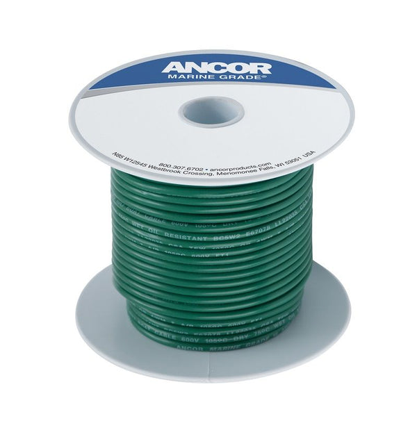 Ancor #10 Green 100ft Spool Tinned Copper - 108310