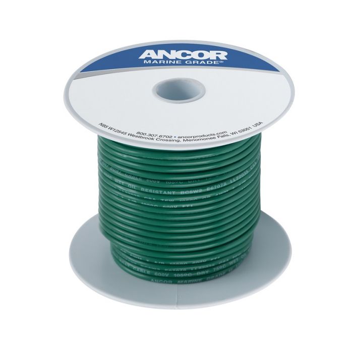 Ancor #8 Green 50ft Spool Tinned Copper - 111305