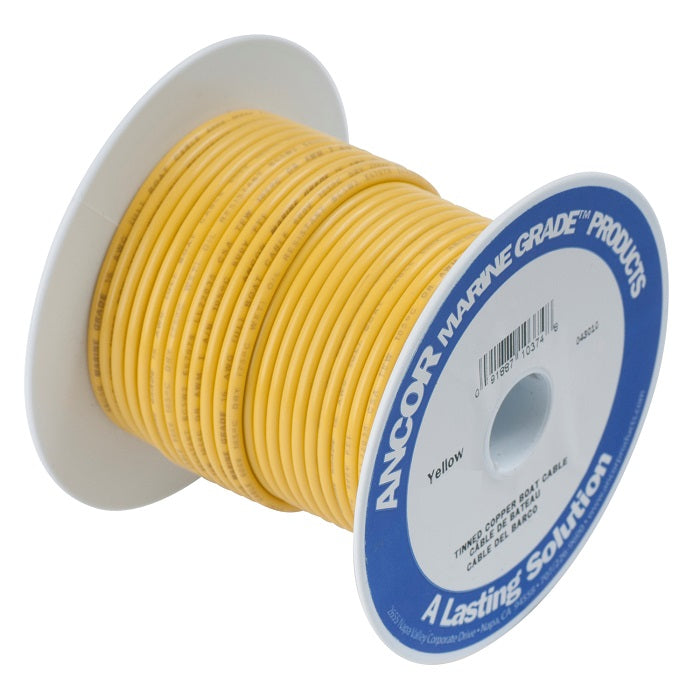 Ancor #6 Yellow 250ft Spool Tinned Cooper - 112925
