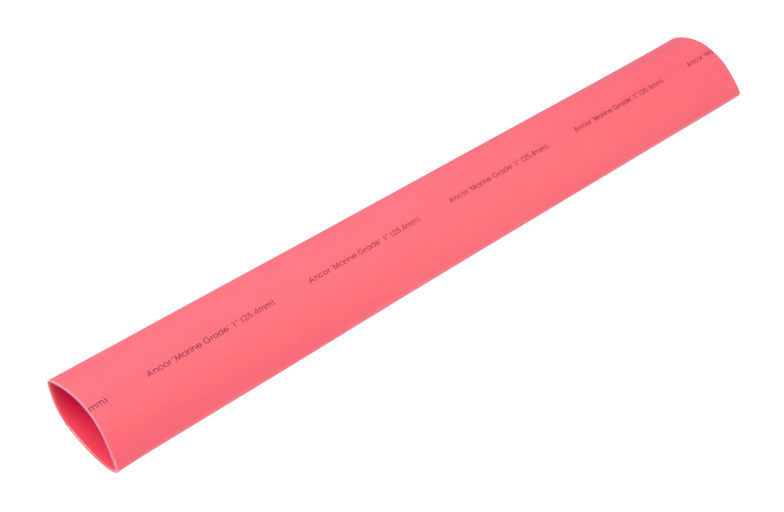 Ancor 1in x 48in Red Heat Shrink Tubing - 307648