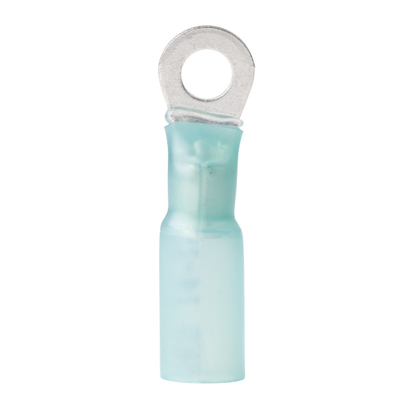 Ancor 16-14 #8 Ring Terminal Heat Shrink Blue 25 Pack - 311225