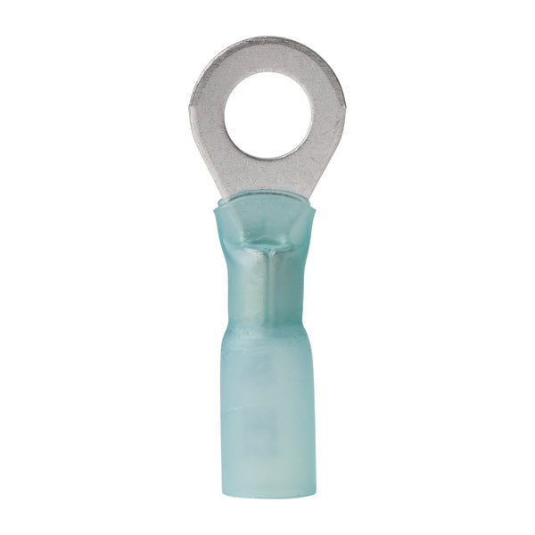 Ancor 16-14 1/4 Ring Terminal Heat Shrink Blue 25 Pack - 311425