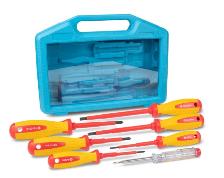 Ancor 7pc Screwdriver Set with Case, Insulated - 711000