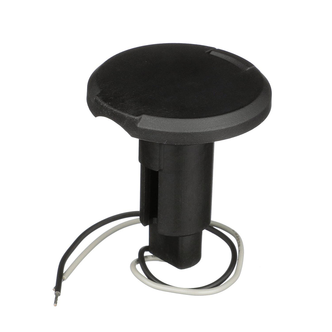Attwood 910R Series Round Base 2-Pin Black Composite Cover - 910R2PB-7