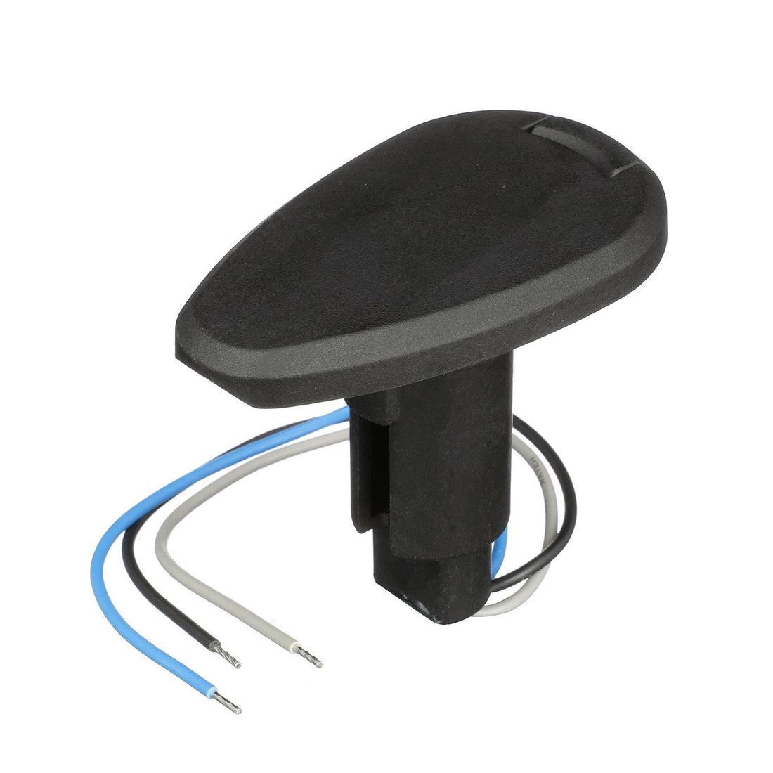 Attwood 910T Series Teardrop Base 3-Pin Black Composite Cover - 910T3PB-7