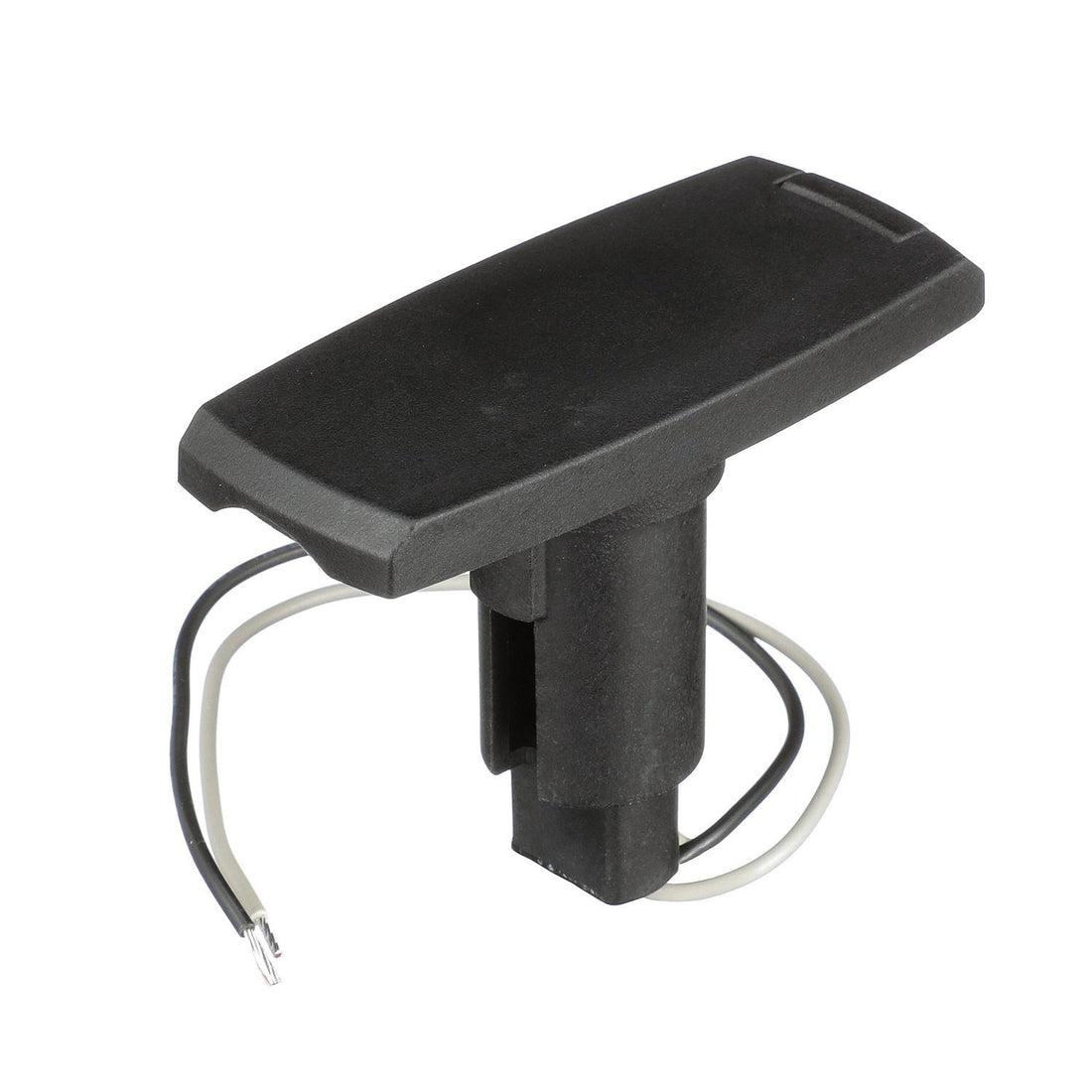 Attwood 910V Series Rectangle Base 2-Pin Black Composite Cover - 910V2PB-7