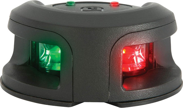 Attwood LightArmor Deck Mount LED Navigation Light 2NM Black Composite Bi-Color - NV2002PB-7