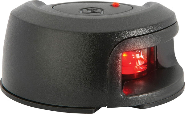Attwood LightArmor Deck Mount LED Navigation Light 2NM Black Composite Red - NV2012PBR-7