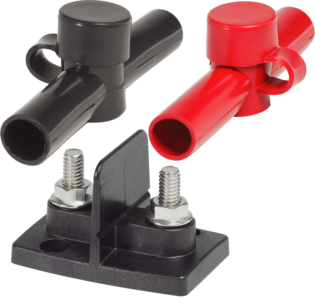 Blue Sea PowerPost Dual 2 x 5/16in Studs w/Insulators - 2016-BSS