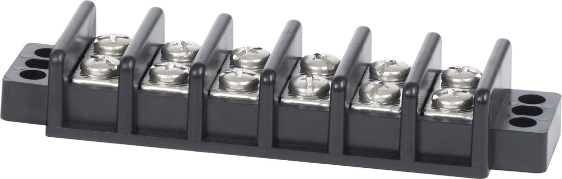 Blue Sea Terminal Block 30A 6 Circuit - 2506-BSS