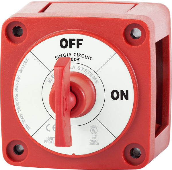 Blue Sea M-Series Battery Switch On/Off with Key - 6005-BSS