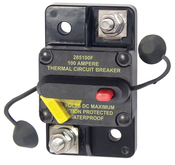 Blue Sea 285-Series 100 Amp Circuit Breaker Surface Mount - 7187-BSS