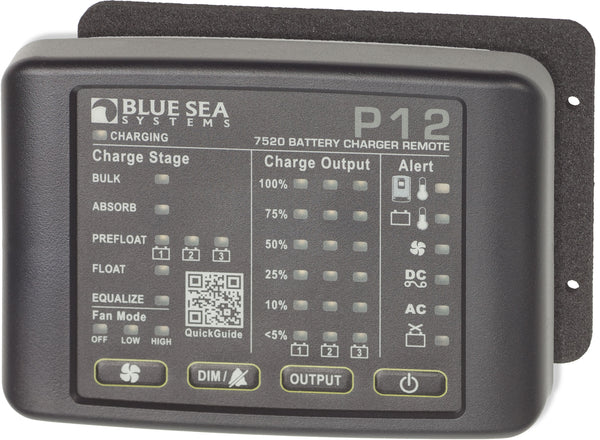 Blue Sea LED Remote For P12 Battery Chargers - 7520-BSS