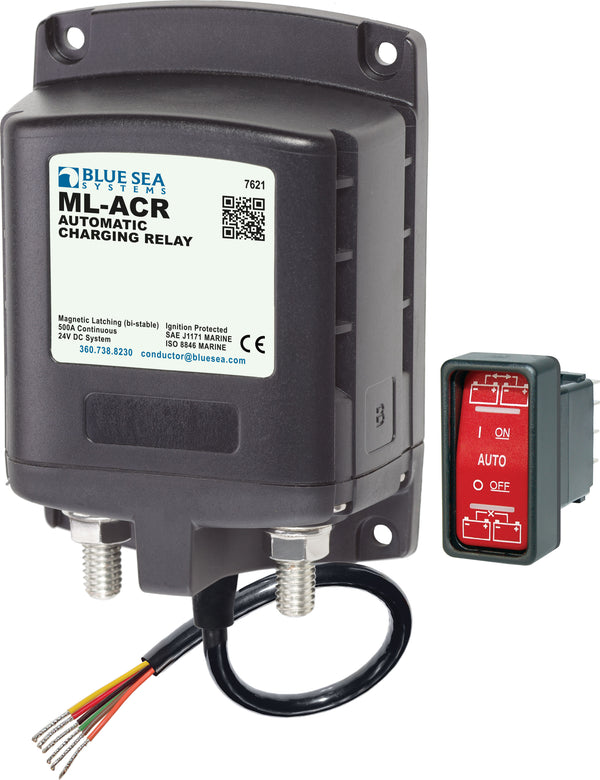 Blue Sea ML-ACR Automatic Charging Relay 24vDC 500A - 7621-BSS