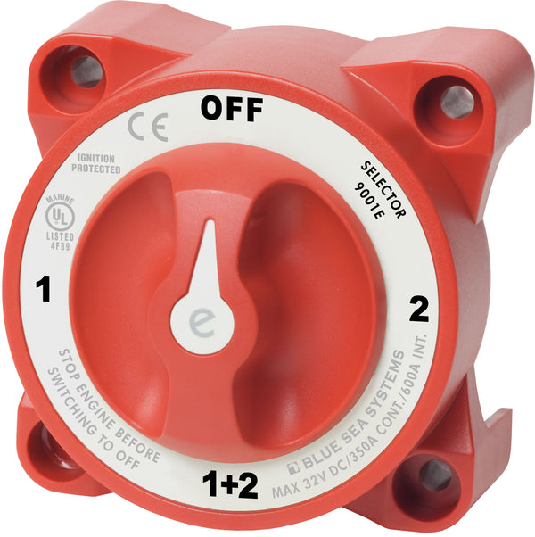 Blue Sea E-Series Battery Switch 1-Off-2-Both - 9001e-BSS