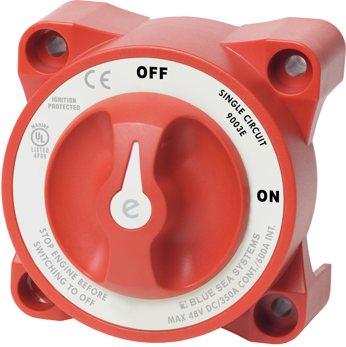 Blue Sea E-Series Battery Switch On-Off - 9003e-BSS
