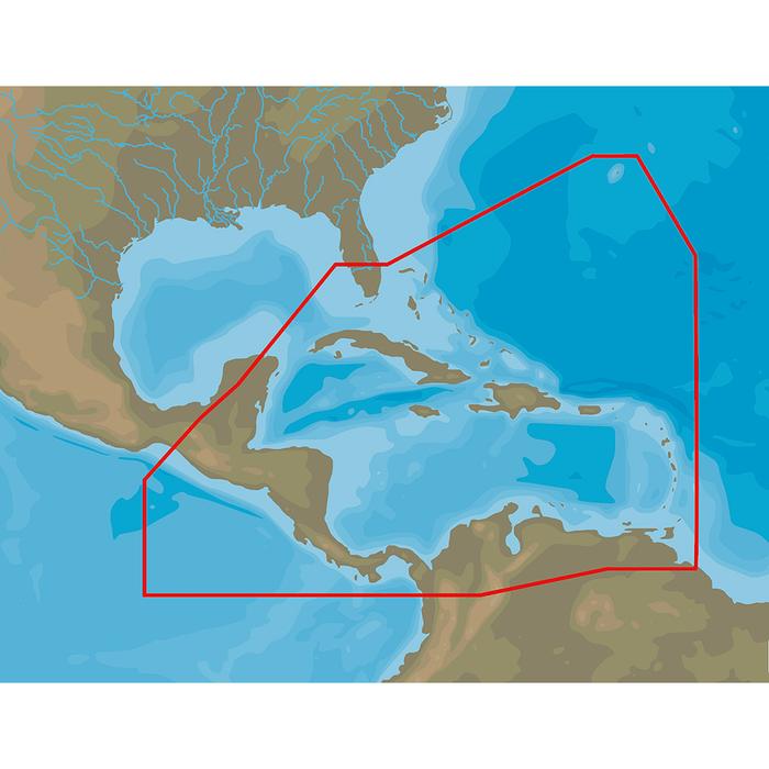 C Map M Na D065 4 D Micro Sd Caribbean & Central America