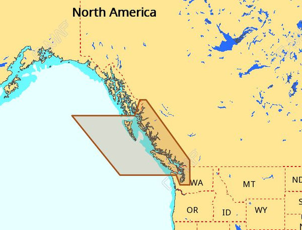 C Map Na M025 Max Wide Micro Sd Canada West Including Puget Sound