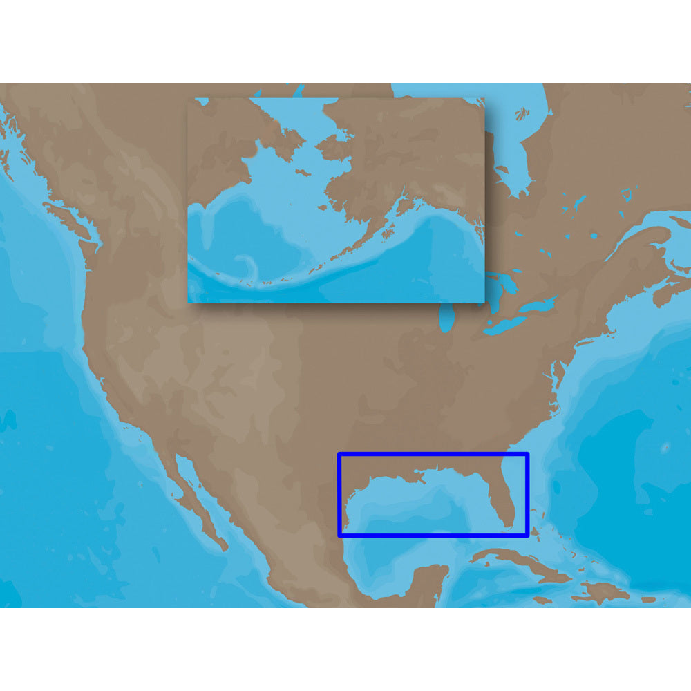 C Map Na M420 Max Wide Micro Sd Gulf Of Mexico Bathymetric