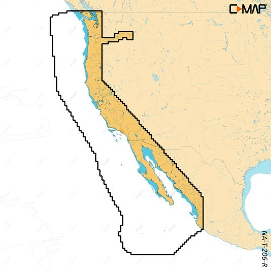 C Map Reveal X Coastal Us West Coast And Baja Micro Sd