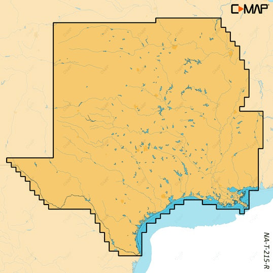 C-MAP Reveal X Inland US Lakes South Central microSD - M-NA-T-215-R-MS