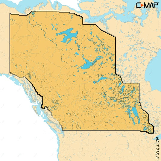C-MAP Reveal X Inland Canada Lakes West microSD - M-NA-T-218-R-MS