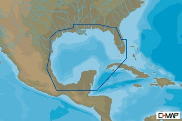 C-MAP NA-Y064 Max N+ microSD Gulf of Mexico - M-NA-Y064-MS
