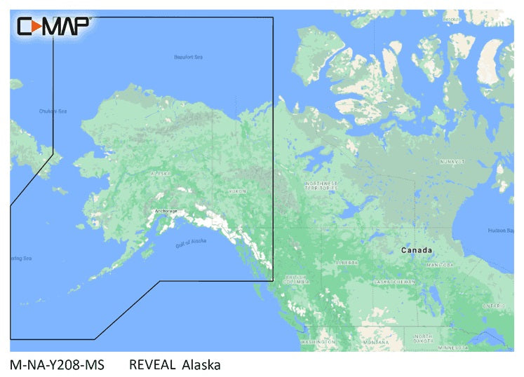 C-MAP Reveal Coastal Alaska - M-NA-Y208-MS