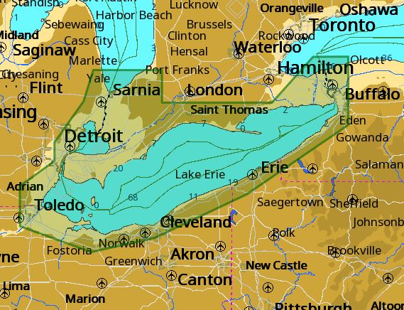 C Map M Na D933 4 D Local Lake Erie And Lake St Clair