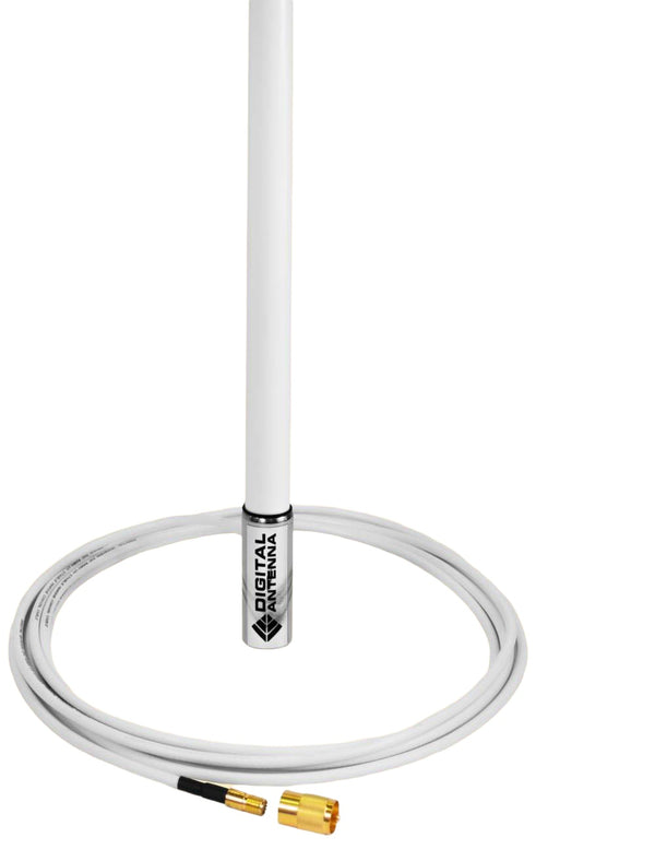 Digital 594 Mw S 4ft White Vhf/ Ais Antenna 4.5d B