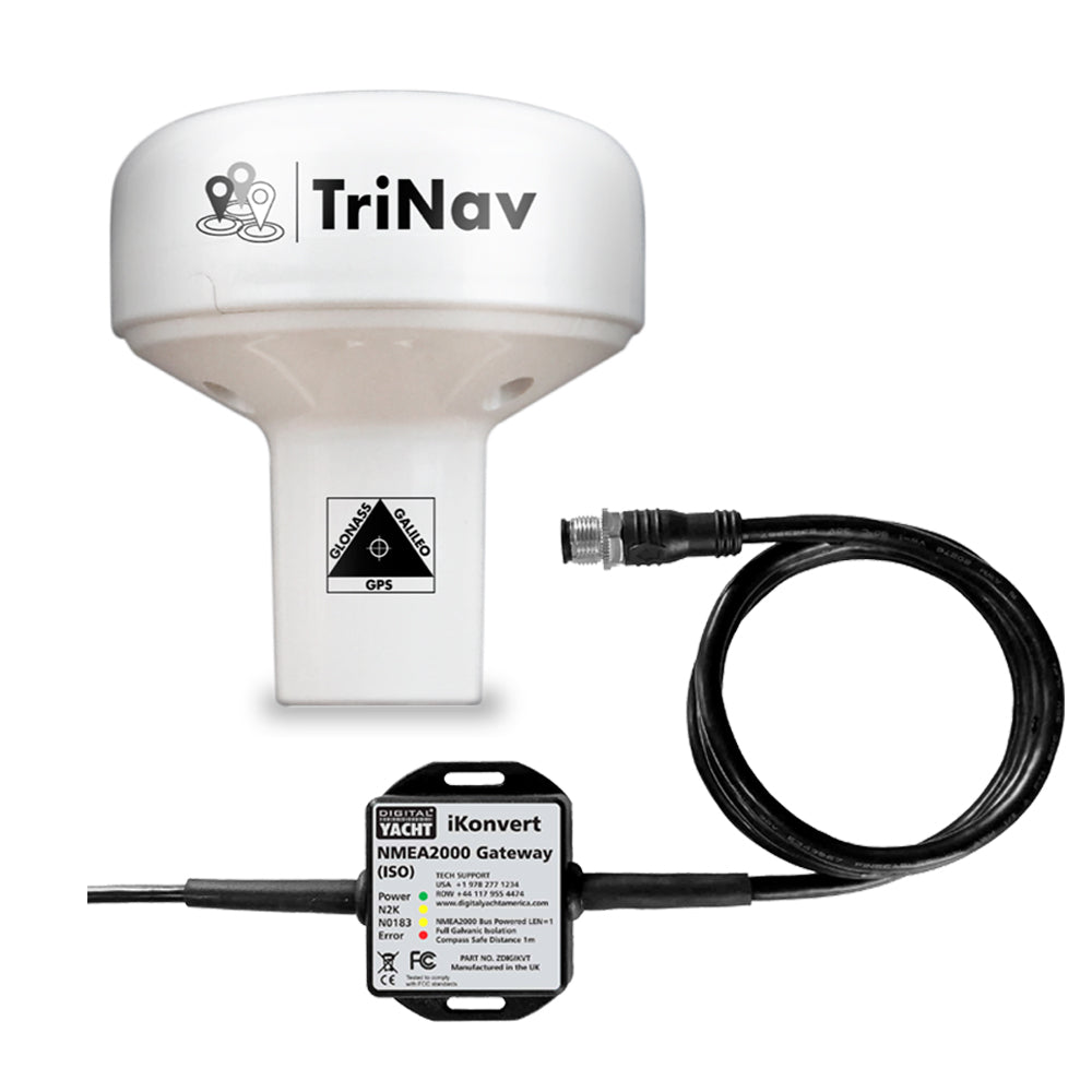 Digital Yacht GPS160 TriNav GPS. Glonass, Galileo Sensor NMEA2000 iKonvert  Bundle - ZDIGGPS160N2K