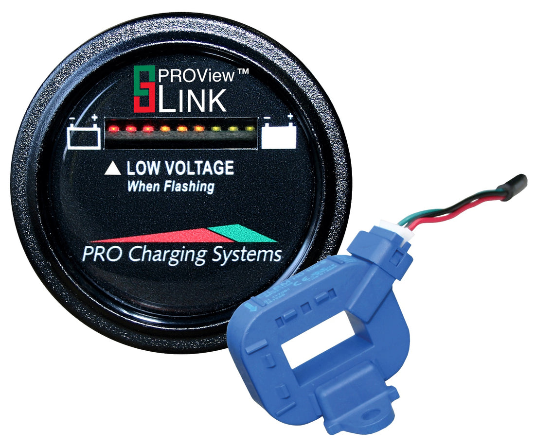 Dual Pro Lithiumm Battery Status Indicator Single Round Display - BFGRLITH