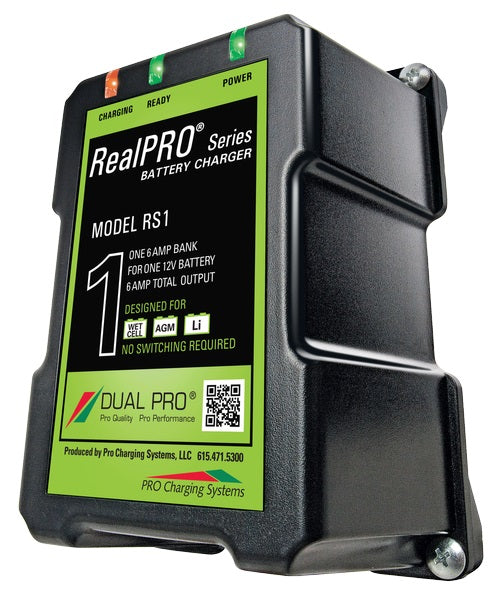 Dual Pro RS1 Battery Charger 1 Bank 6 Amps - RS1