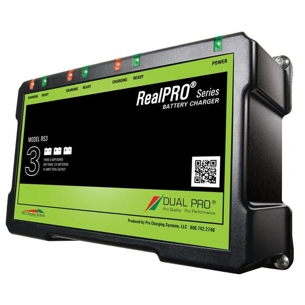 Dual Pro RS3 Battery Charger 3 Bank 18 Amps - RS3
