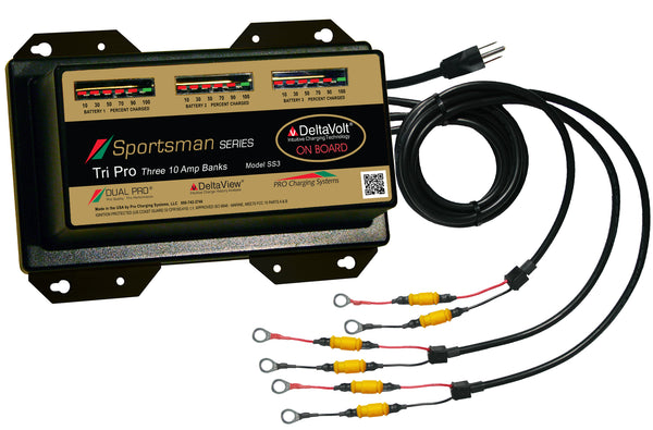 Dual Pro Ss3 Battery Charger 3 Bank 30 Amps