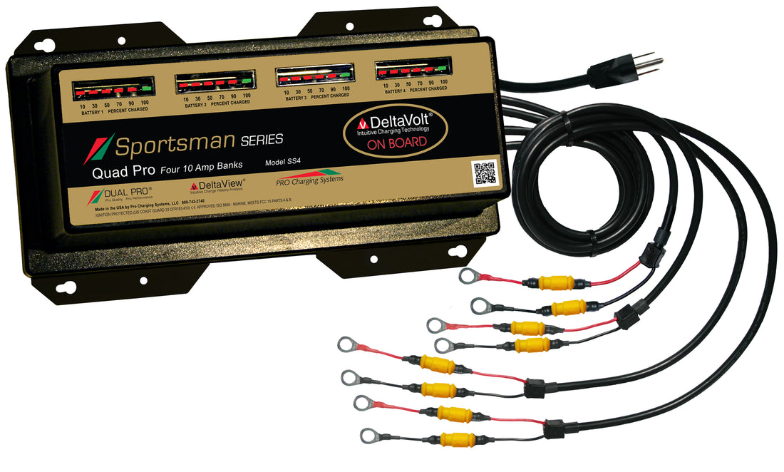 Dual Pro SS4 Battery Charger 4 Bank 40 Amps - SS4