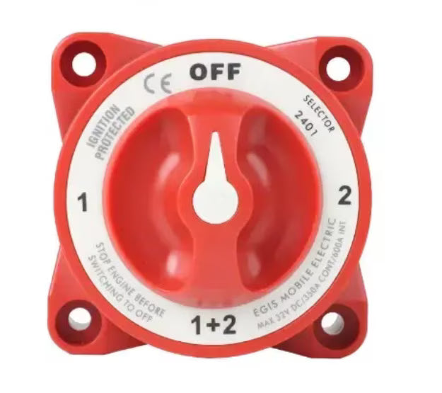 EGIS 2401 e-Series 350A  Battery Selector Switch Off/1/Both/2 - 2401