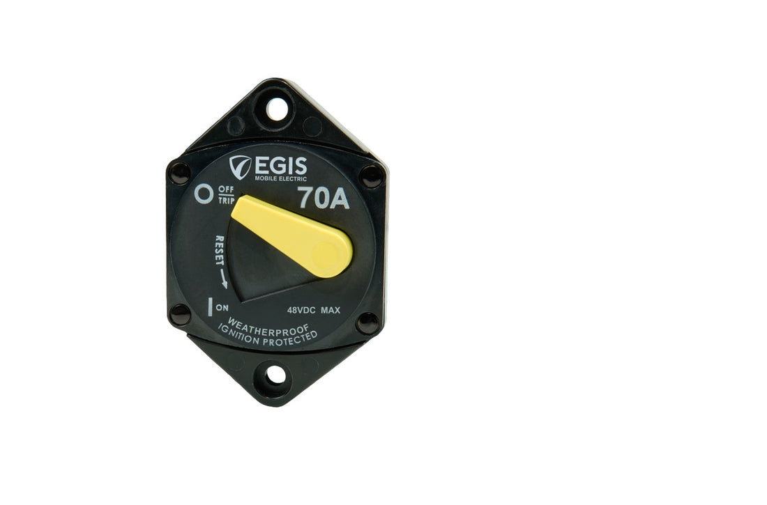 EGIS 87-Series 70 Amp Circuit Breaker Panel Mount - 4707-070