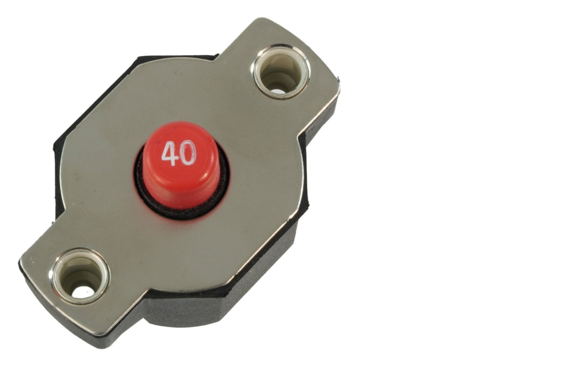 EGIS 40A Medium Duty Push Button Circuit Breaker - 4712-40