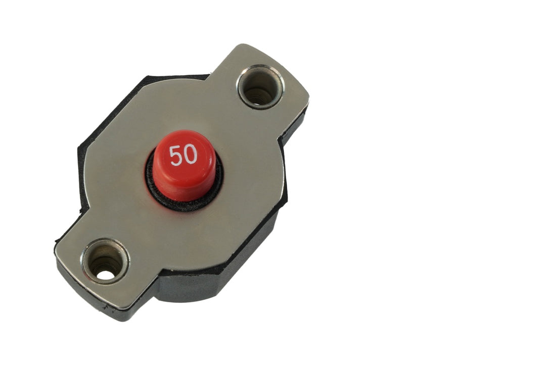 EGIS 50A Medium Duty Push Button Circuit Breaker - 4712-50