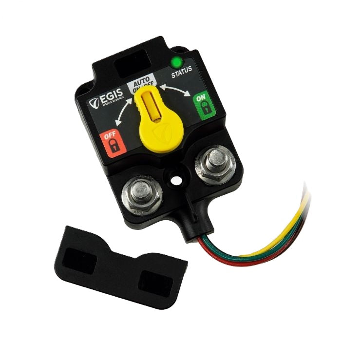 EGIS XD Single Remote Battery Switch with Knob Tinned Wires - 8710-1500