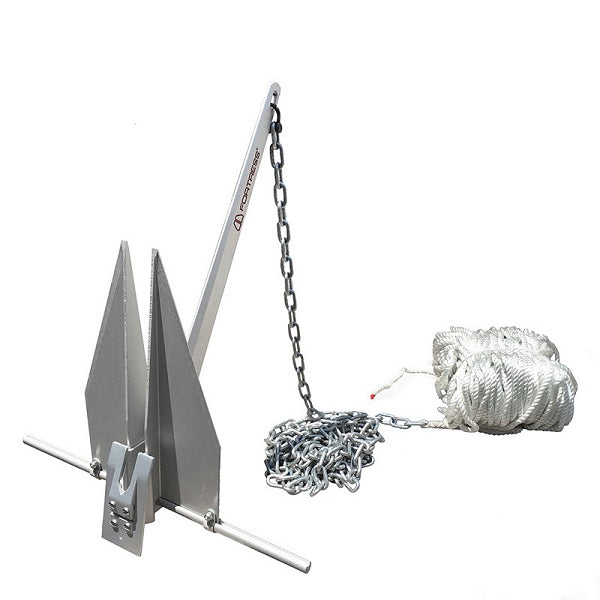 Fortress FX-7 4LB Anchor Anchoring System 250ft 3/8in Line, 15ft 1/4in G30 - FX-7-AS