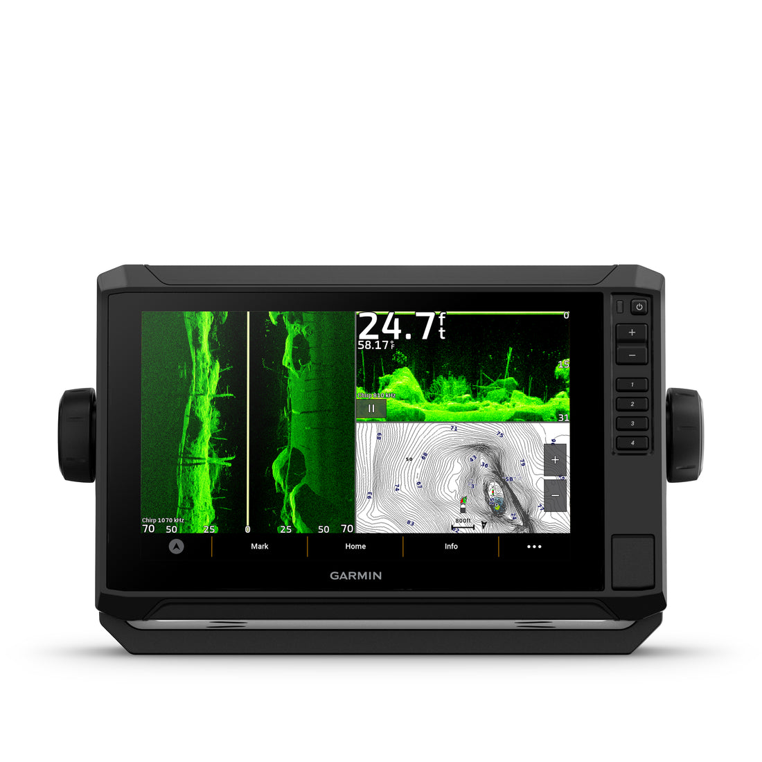 Garmin ECHOMAP UHD2 93sv US Lakes and Rivers GN+ With GT56 Transducer - 010-02688-01