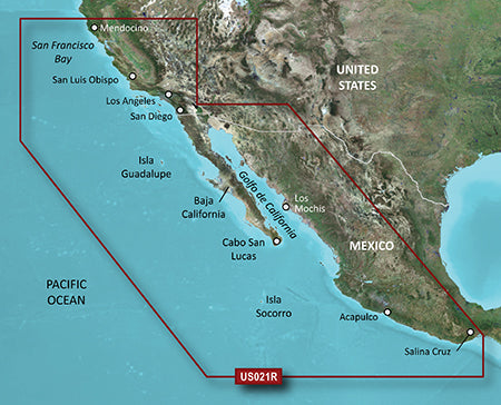 Garmin Hxus021 R G3 Micro Sd California Mexico