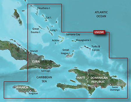 Garmin Vus029 R G3 Vision Southern Bahamas