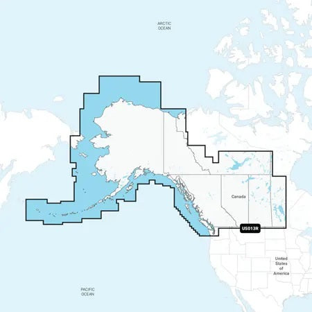 Garmin NSUS013R Navionics+ Canada, West & Alaska mcroSD - 010-C1485-20