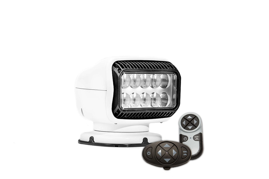 Golight GT Series LED White Wireless Handheld/Dash Remote Permanent Mount 12v - 20074GT